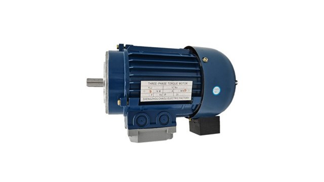 How does the torque motor control winding